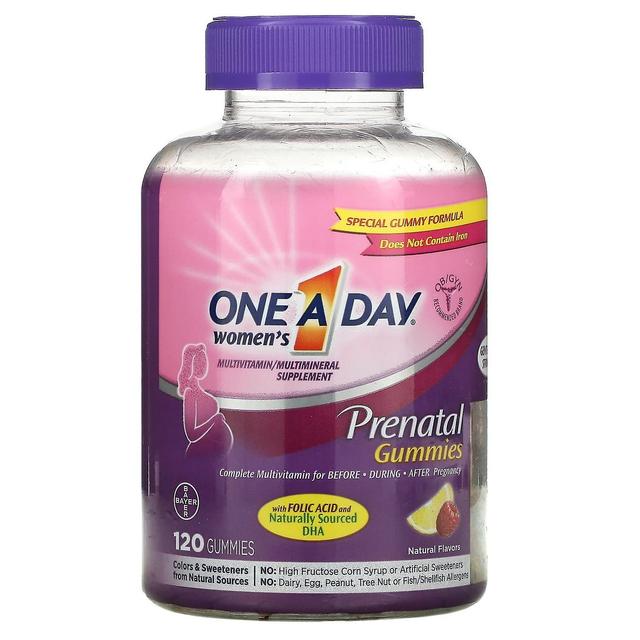 One A Day One-A-Day, Gomme gommose prenatali da donna con acido folico e DHA, integratore multivitaminico/multiminerale, 1 on Productcaster.