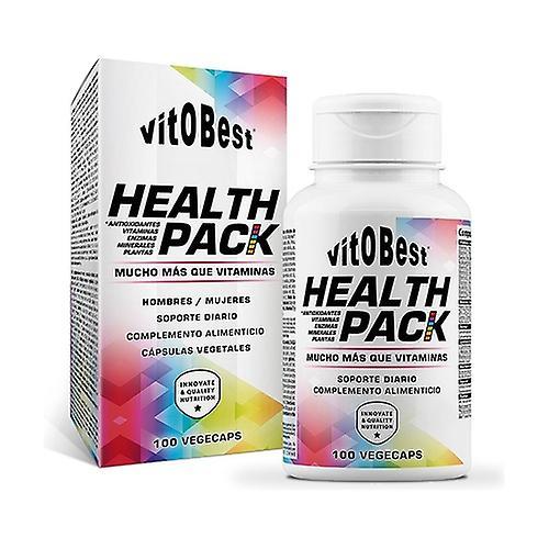 Vit.O.Best Health pack daily support 100 vegetable capsules on Productcaster.