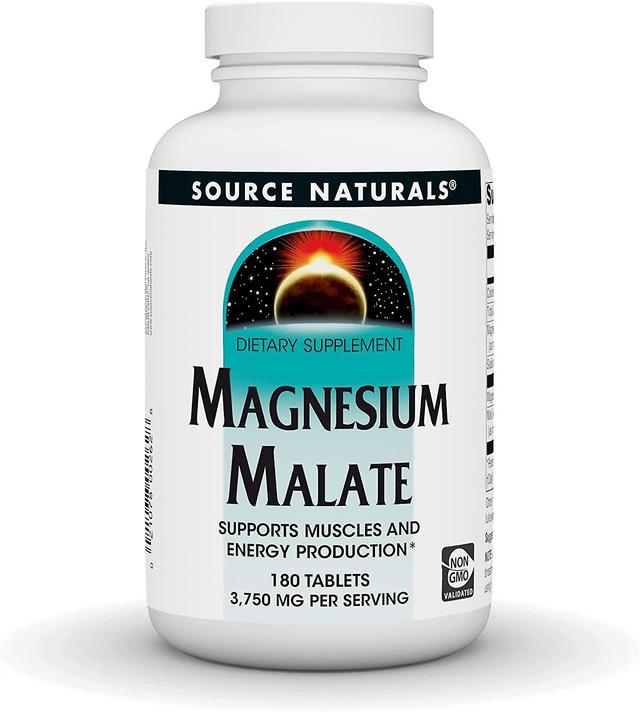 Source Naturals Magnesium Malate 1250mg 180 Tablets on Productcaster.