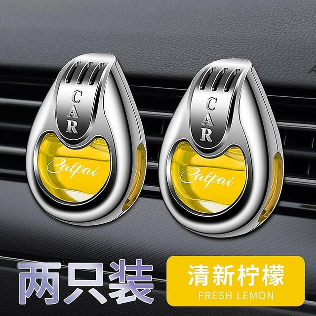 Car Air Freshener Fragrance Car Interior Air Vent Creative Diffuser Lasting Pendant Aromatherapy For Auto Smell Perfume Scent 2pc 05 Air Freshener on Productcaster.