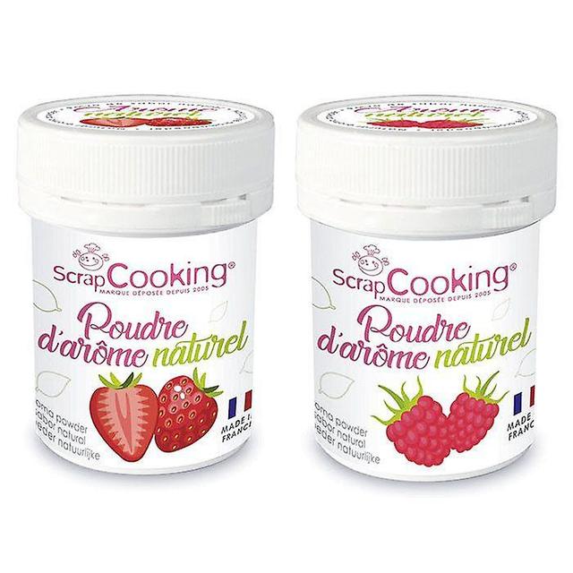 ScrapCooking Natural flavour powder 15 g x 2 - strawberry & raspberry on Productcaster.