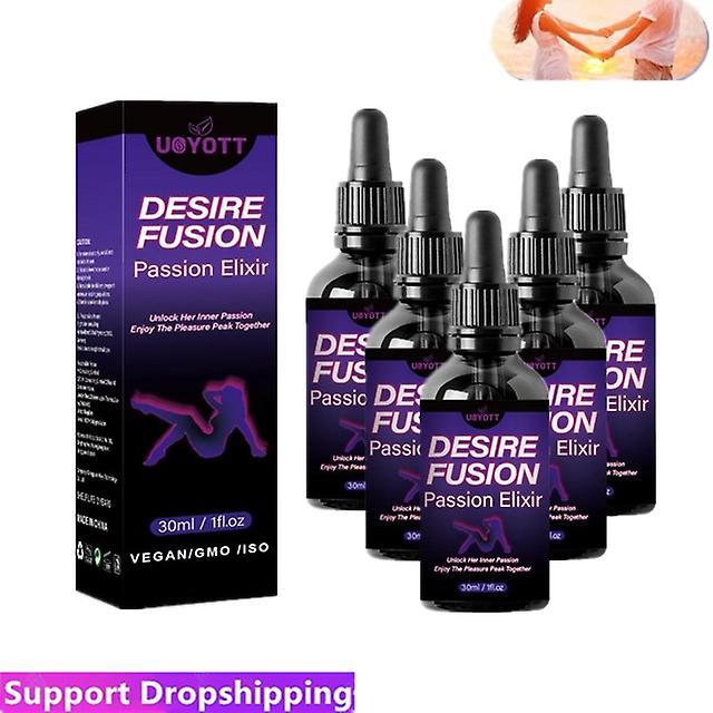 Scvvd 5Pcs Desire Fusion Passion Elxir Libido Booster für Frauen Steigern Sie das Selbstvertrauen, steigern Sie die Attraktivität on Productcaster.