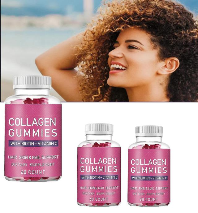 Collagen Gummy nutre i capelli migliora la pelle migliora l'immunità delle unghie 3pcs on Productcaster.