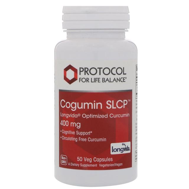 Protocol for Life Balance, Curcumin SLCP, 400 mg, 50 Veg Capsules on Productcaster.