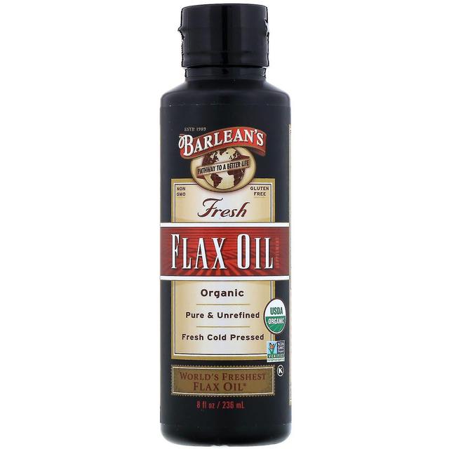 Barlean's, Organic Fresh, Flax Oil, 8 fl oz (236 ml) on Productcaster.