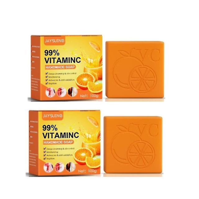 2 Stück Vitamin-C-Seife, 99% Vitamin für Pickel on Productcaster.