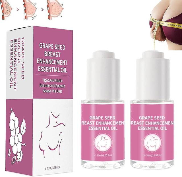 Natural Breast Firming Oil, Bust Enhancing Massage Oil, Breast Plumping Essential Oil, Breast Shaping Formula 2Pcs on Productcaster.