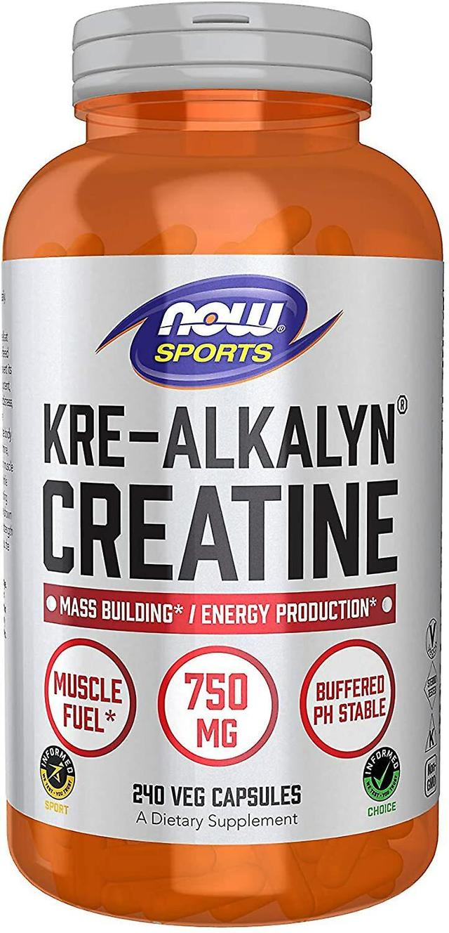 NOW Foods Nå Foods Kre-Alkalyn Kreatin Kapsler 240 on Productcaster.