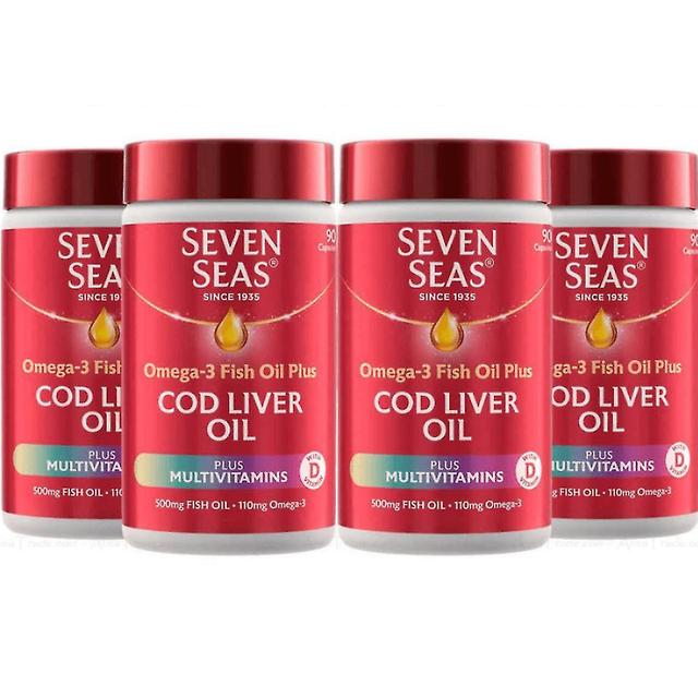 Seven Seas Cod Liver Oil + A-Z - 4 X 90 on Productcaster.