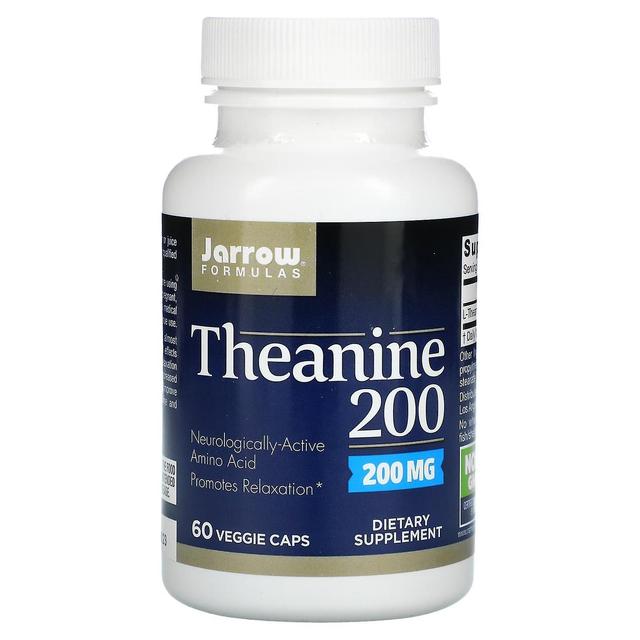 Jarrow Formulas, Theanine 200, 200 mg, 60 kasviskorkkia on Productcaster.