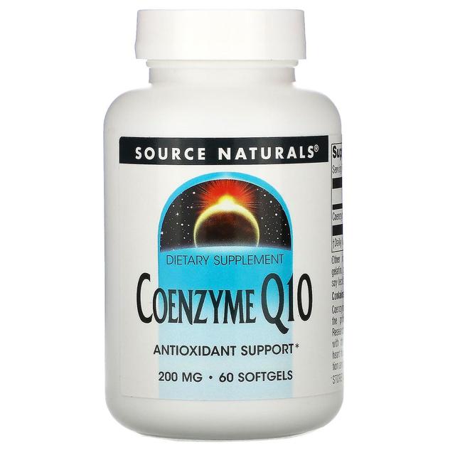 Source Naturals, Coenzima Q10, 200 mg, 60 Softgels on Productcaster.