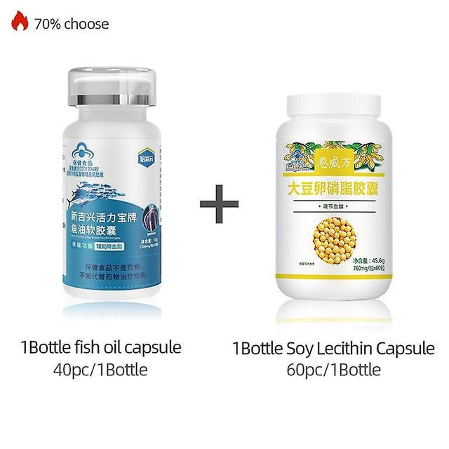 Coscelia Cure Arteriosclerosis Capsules Blood Vessels Cleansers Omega 3 Fish Oil Soy Lecithin Vascular Occlusion Cleaning Cfda Approve 1bottle 1bo... on Productcaster.