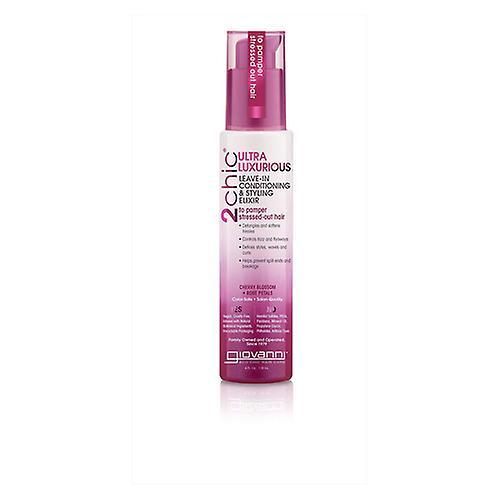 Giovanni Cosmetics 2Chic Ultra Luxurious Leave in Conditioner Cherry, 4 uncje (opakowanie 1 szt.) on Productcaster.