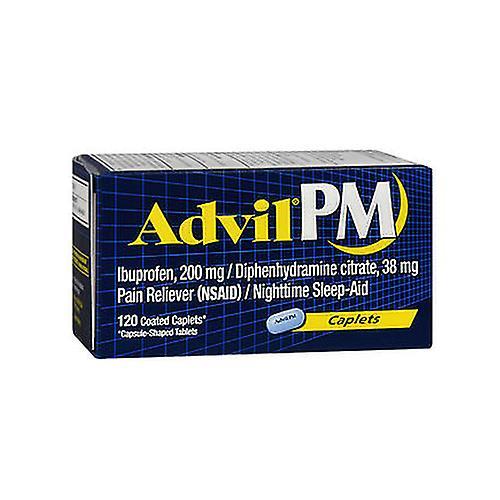 Polident Advil Pain Reliever And Nighttime Sleep Aid, 120 Caplets (Pack of 3) on Productcaster.