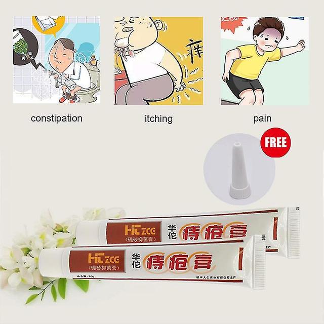 Hemorrhoids Ointment Powerful Treatment Internal Piles External Anal Fissure Hua Tuo Acne Anal Pain Chinese Medical Cream on Productcaster.