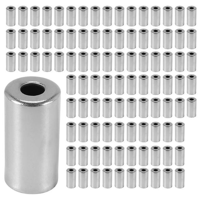 100pcs Gaines Cable Cap Fixing Brake Speed 5mm Metal Silver For Bike on Productcaster.