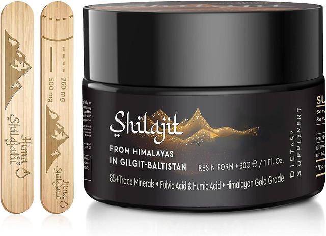 Shilajit Purest Himalayan Shilajit Resin - Gold Grade 100% Pure Shilajit with Fulvic Acid & 85+ Trace Minerals Complex on Productcaster.