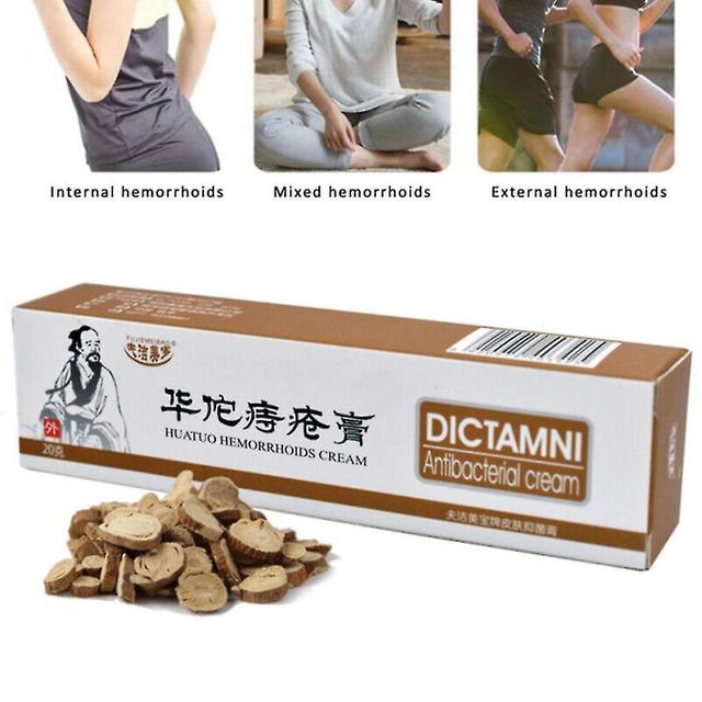 20g Huatuo Herbal Hemorrhoids Cream Treatment Internal Hemorrhoids Piles Fissuio on Productcaster.