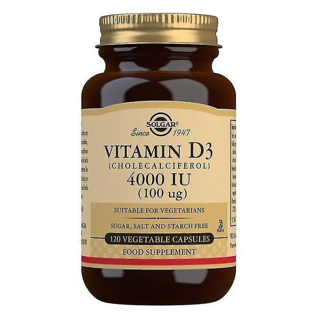 Vitamin D3 100ug (4000iu) Vegicaps 120 (12536708) on Productcaster.