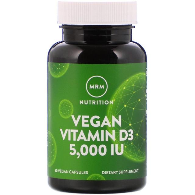 MRM, Vegan Vitamina D3, 5.000 IU, 60 Capsule Vegane on Productcaster.