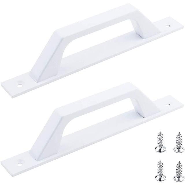 Lot de 2 Poignes de Porte 175mm Poignees pour Porte de Coulissante Blanc on Productcaster.