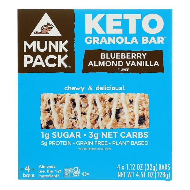 Munk Pack - Bar Bbry Amandel Vanille Keto - Doos Van 6-4/1.12Z stijl265 on Productcaster.