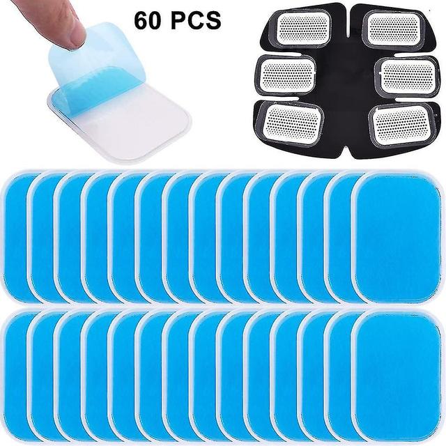 60pcs Gel Sheets for Abs Trainer - Replacement Abdominal Toning Belt Gel Sheet on Productcaster.