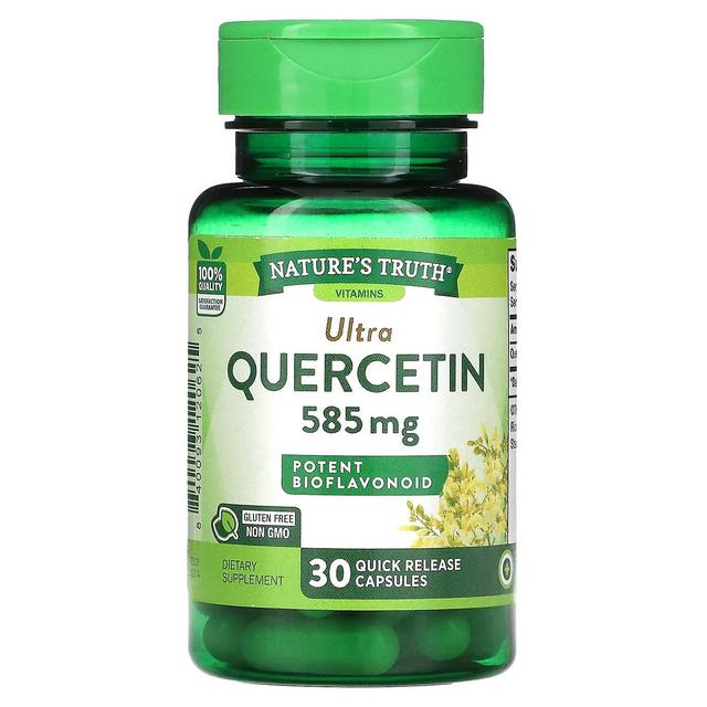 Nature's Truth, Ultra Quercetin, 585 mg, 30 Quick Release Capsules on Productcaster.