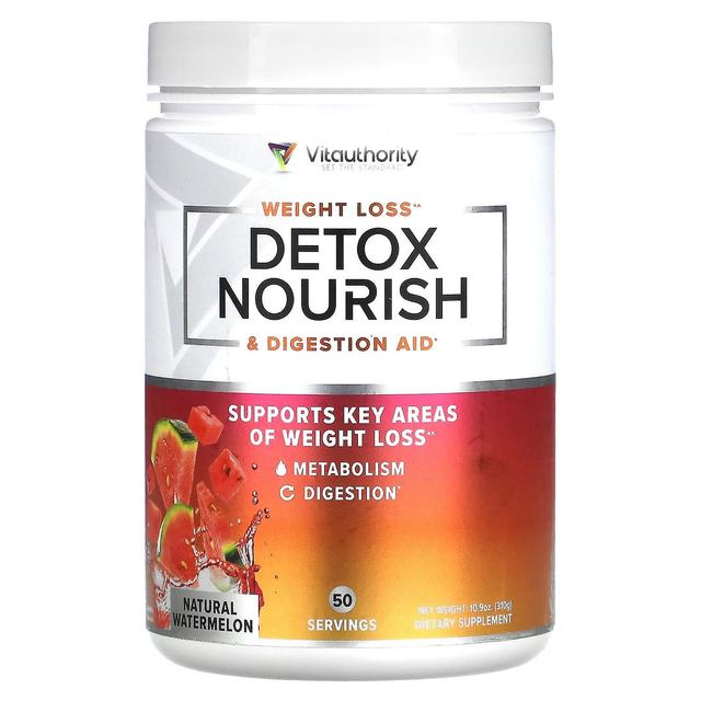 Vitauthority, Detox Nourish, luonnollinen vesimeloni, 10,9 oz (310 g) on Productcaster.