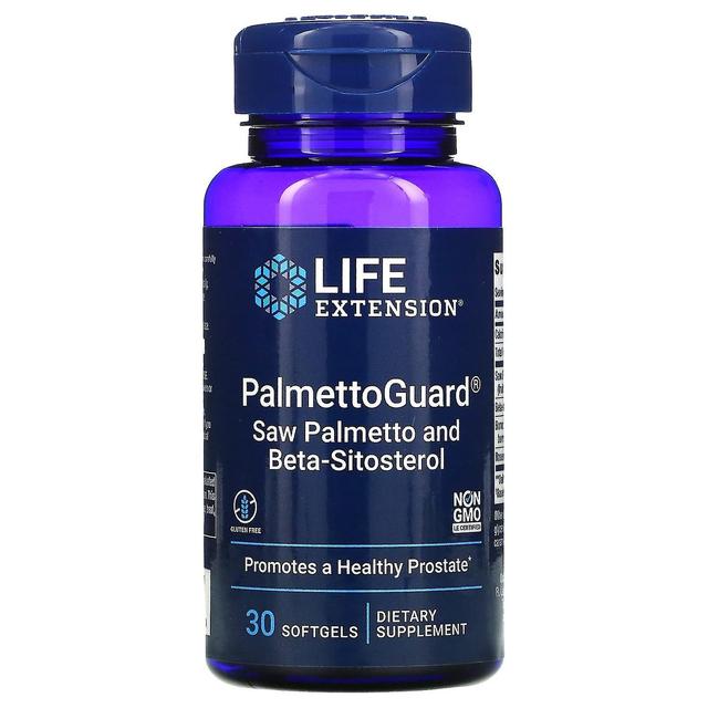 Life Extension, PalmettoGuard, Saw Palmetto and Beta-Sitosterol, 30 Softgels on Productcaster.