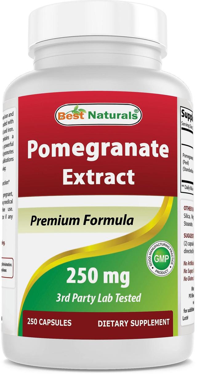 Best naturals pomegranate 250 mg 250 capsules on Productcaster.