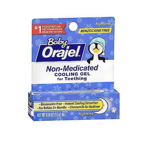 Baby Orajel Non-Medicated Cooling Gel for Teething Nighttime, 0.18 Oz (Pack of 1) on Productcaster.