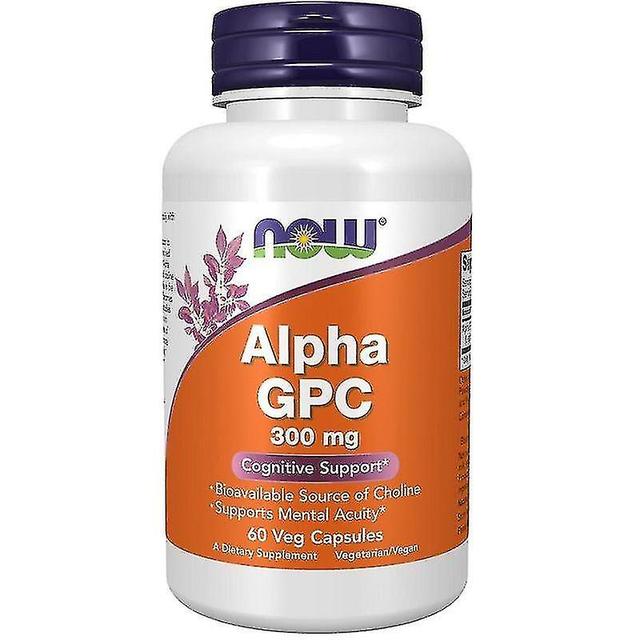 Now Foods Alpha Gpc 300mg Capsules 60 on Productcaster.