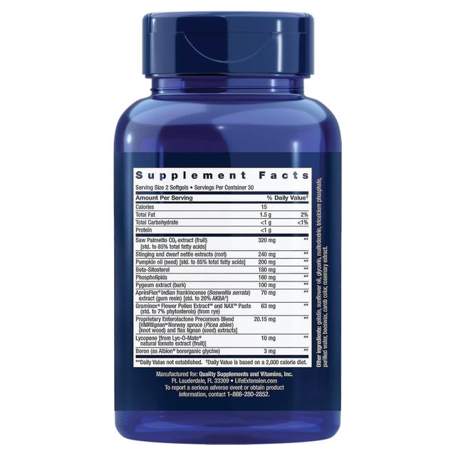 Woosien Life Extension Ultra Prostate Formula 60 Contagem (pacote de 1) on Productcaster.