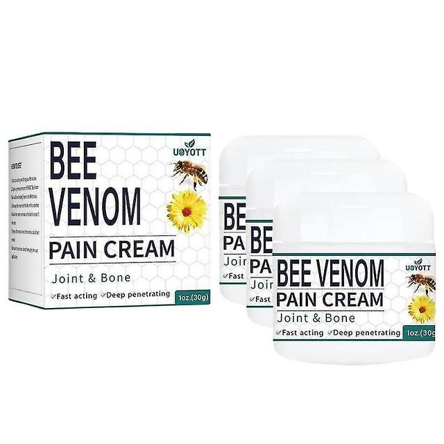 1/2/3pcs Bee Venom Pain Cream For Joint Bone Healing Arthritis Pain Relief Care Cream -GSL on Productcaster.