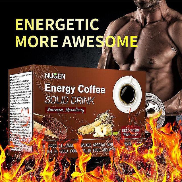 Energy Coffee Manly Energy Boisson solide au café pour la fertilité masculine 100g -GSL 2Pcs on Productcaster.