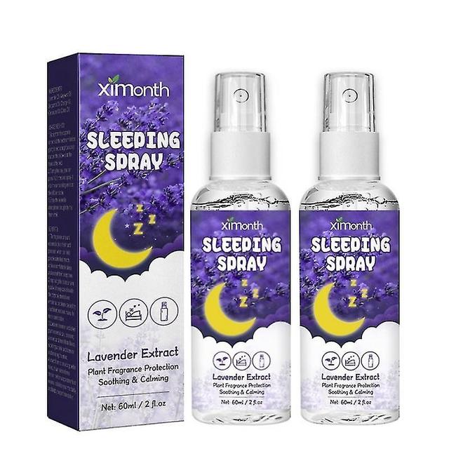 Sleep + Anxiety Spray d’oreiller Huile essentielle Spray de sommeil Lavande-AV 2pcs on Productcaster.