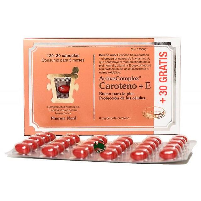 Pharma nord active complex caroteno+ e capsules on Productcaster.