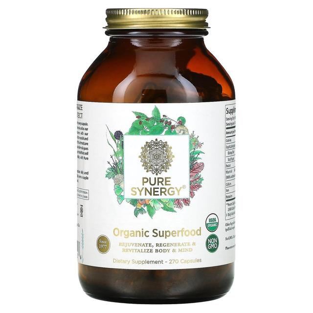 Pure Synergy Ren synergi, økologisk superfood, 270 kapsler on Productcaster.