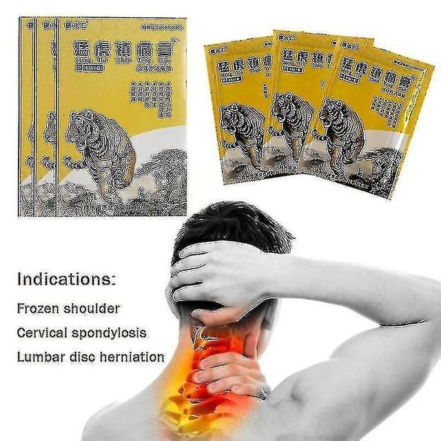 88pcs / 11bags Baume du tigre Patch de soulagement de la douleur Herbal Medical Back Neck Muscle Rheum on Productcaster.