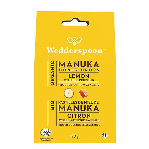 Wedderspoon Org Manuka Honey Drops Lemon ,120 Grams on Productcaster.