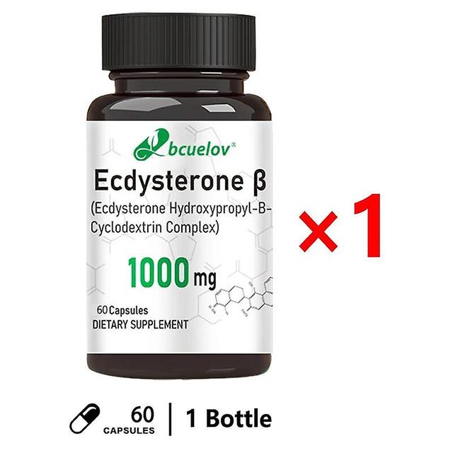 Visgaler Ecdysterone Capsules-supports Metabolism Muscle Mass Gain, Helps Build Muscle Burn Fat & Enhance Men's Health 1 bottle on Productcaster.