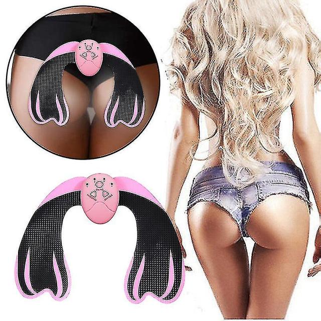 Abs Stimulator Hips Trainer, Hip Trainer Buttocks Lifting Muscle Stimulator Gear For Women Men Workout Pink on Productcaster.