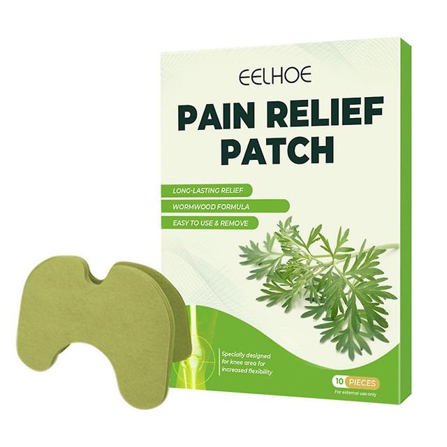 Vicbuy Body Care Knee Plaster Sticker Herbal Wormwood Extract Knee Neck Waist Joint Pain Relief Patches 10Pcs/Box on Productcaster.