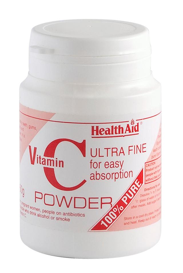 Health Aid Vitamin C 100% Pure Ultrafine, 60g Powder on Productcaster.