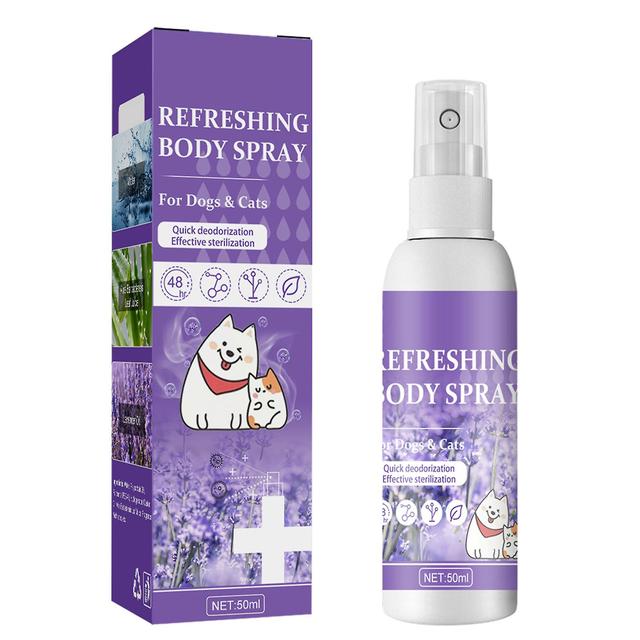 unbrand 50ml Dog & for Cat Deodorant With Natural Plant Formula Puppy Supplies on Productcaster.