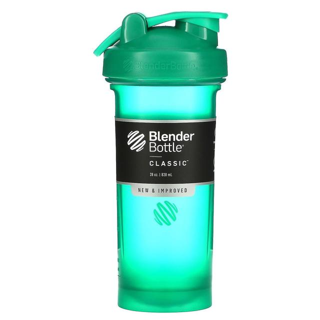 Blender Bottle Tehosekoitinpullo, klassinen ja silmukka, smaragdinvihreä, 28 oz (828 ml) on Productcaster.