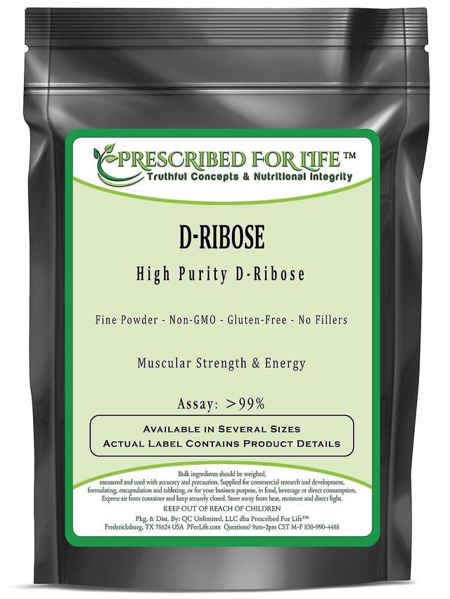 Prescribed For Life D-Ribose - High Purity D-Ribose >99% - Fine Powder 2 oz (57 g) on Productcaster.