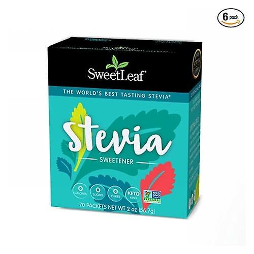 Sweetleaf Stevia Dolcificante A foglia dolce Stevia Sweet Leaf, 1g / 70 confezioni (confezione da 2) on Productcaster.