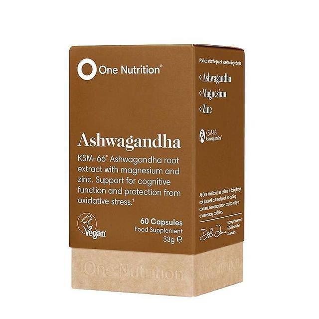 One Nutrition Ashwagandha Capsules 60 (ONE047) on Productcaster.